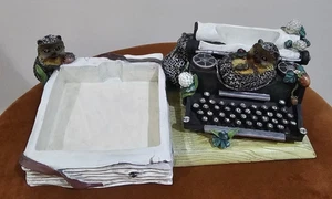 Vintage Bramble & Clover Hedgehogs On Typewriter - Picture 1 of 11
