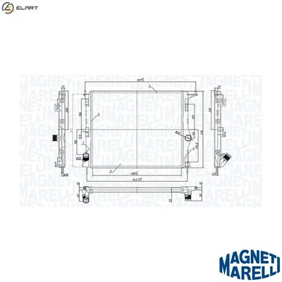 RADIATOR ENGINE COOLING 350213165900 FOR RENAULT LOGAN/EXPRESS TONDAR  DACIA - Image 1 of 4