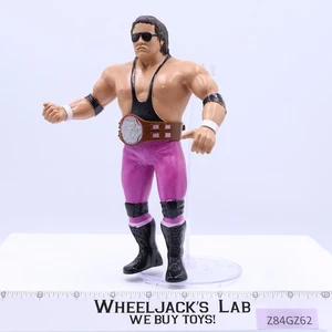 Figura de acción de lucha libre Bret Hart con cinturón 1987 WWF LJN Titan Sports 8" de colección - Imagen 1 de 6