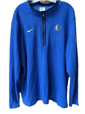 Pullover Dallas Mavericks Nike 1/4 Cremallera Para Hombre XXL Azul Rendimiento Ligero Foto 1 de 4