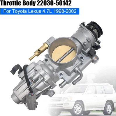 Throttle Body 22030-50142 for Toyota Tundra Lexus LX470 4.7L V8 1998-2002 Foto 1 de 4