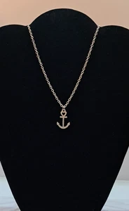 17" Kette Halskette mit einem Anker Anhänger - Bild 1 von 4