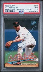 1997 Ultra Platinum Medallion Edition Cal Ripken Jr (Promotional Sample) POP 1 - Picture 1 of 2