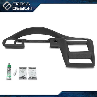 Cubierta de panel de instrumentos superpuesta para Chevrolet Cavalier 00-05 negra con adhesivo Foto 1 de 4