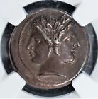 225-214 Bc Roman Republic Ar Quadrigatus Ngc Certified Xf Ancient Coins