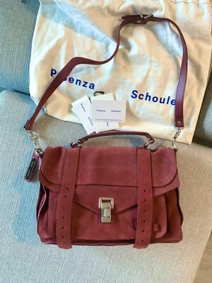 Cartera PROENZA SCHOULER Gamuza Mediana PS1 Midnight Plum Foto 1 de 4