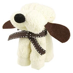 Welpen Hunde Handtuch rosa oder weiß - Bild 1 von 2