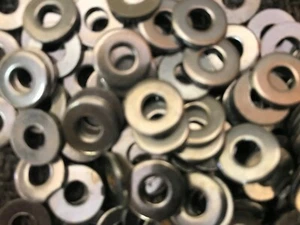 #10 LAVADORA PLANA DE ACERO SAE CHAPADA EN ZINC 1/2"" OD X 7/32"" ID - 100 PIEZAS - Imagen 1 de 2