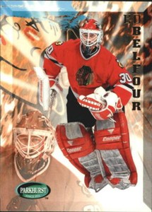 1995-96 Parkhurst International Chicago Blackhawks Hockey Card #41 Ed Belfour