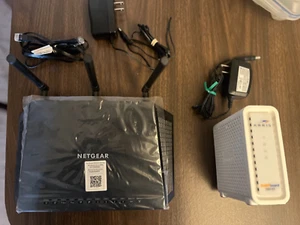 Modem Arris SB6183, router Netgear AC1750 R6400 do 300 Mbps - Zdjęcie 1 z 7