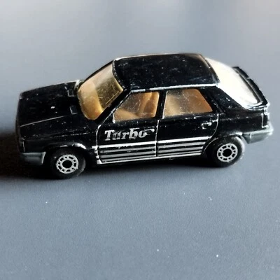 Matchbox  made in China in 1985 . Black Renault 11 Turbo.  Scale 1:56 - Image 1 of 4