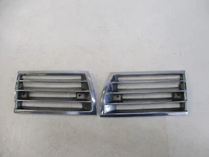 Porsche 911/912 2 Screw Horn grills CHROME Pair USED - Picture 1 of 14