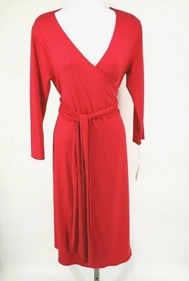 New Isabella Oliver Maternity Dress Womens Size 8 US 12 UK, 3 Pink Wrap V Neck  - Image 1 of 4