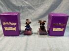 Set (2)Harry Potter Fluffy Story Teller Figurine 3 Headed Dog by Enesco Numbered