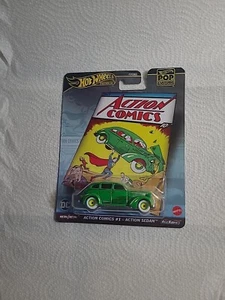 ⭐️Hot Wheels Premium Pop Culture Action Comics #1 Action Sedan Superman 2024⭐️ - Picture 1 of 8