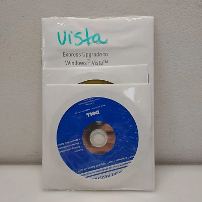 DELL WINDOWS VISTA HOME PREMIUM EXPRESS UPGRADE XP MEDIA CENTER ED. 2 discos 2005 Foto 1 de 4