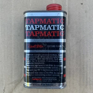 Vintage Tapmatic Cutting Fluid #2 For Aluminum 8 Fl Oz - Picture 1 of 4