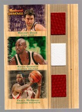 2007-08 Garnett Mehmet Okur Tracy McGrady Topps Trademark Moves Jersey 13/199