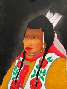 Kevin Red Star Council of Crow Elders Original Serigraph Artwork - Picture 1 of 2