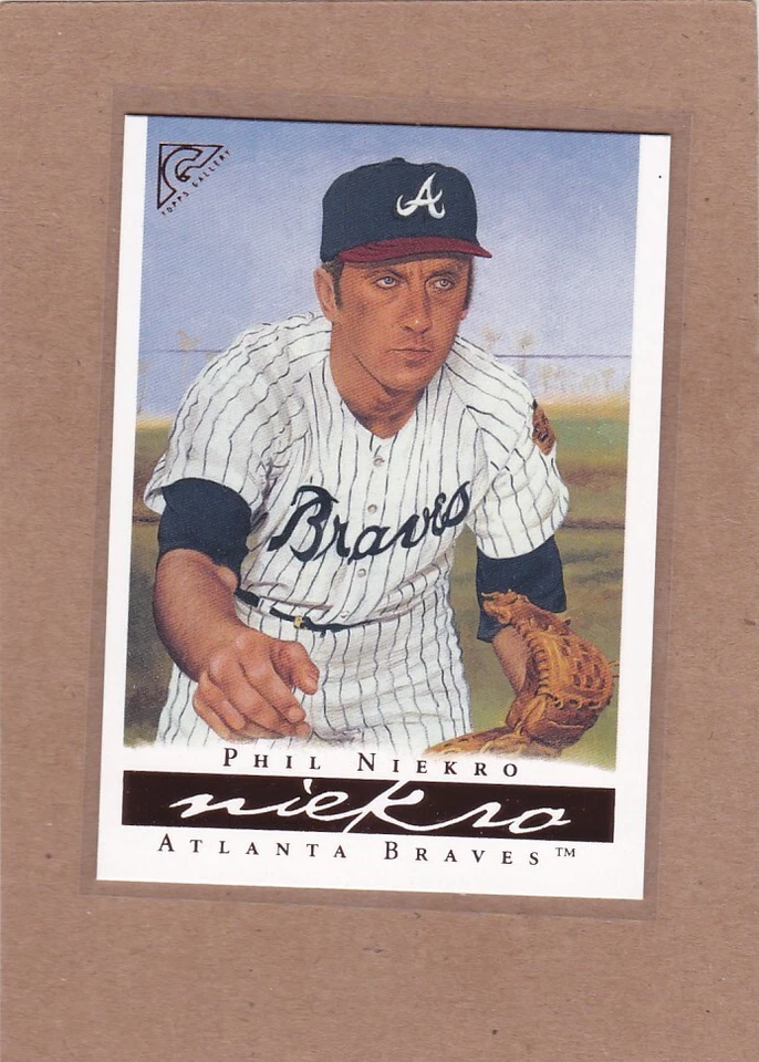 2003 TOPPS GALLERY HALL OF FAME BASEBALL PHIL NIEKRO #17 NMMT OR BETTER *A25627 - Image 1 of 1