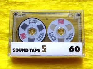 1x SOUND TAPE 5 60 REEL TO REEL Cassette Tape + sehr guter Zustand + - Picture 1 of 7