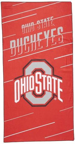 Ohio State Buckeyes Double Sided Beach Towel & Mesh Bag Set, 32" x 64" Cover