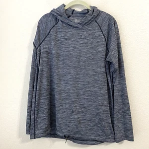Under Armour Sweatshirt Womens Size Large Heatgear Pullover Hoodie Gray - Picture 1 of 8