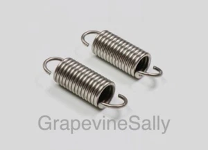 Set of 2 Vintage Stove Parts, Antique Stove SPRING NOS New Old Stock Length 3.0" - Picture 1 of 7