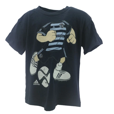 Sporting Kansas City Official MLS Adidas Youth Kids Size T-Shirt New with Tags Cover