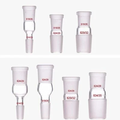 14#-50# Female Joint to 50-14# Male Glass Adapter Connector Labware Glassware - Image 1 of 4