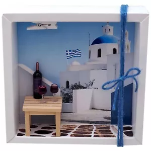 Geldgeschenk Verpackung Griechenland Santorini Geldverpackung Urlaub Reise - Bild 1 von 4