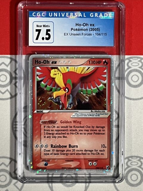 Ho-Oh ex 104/115 - EX Unseen Forces - EX Ruby & Sapphire - Pokemon Trading  Card Game - PokeMasters