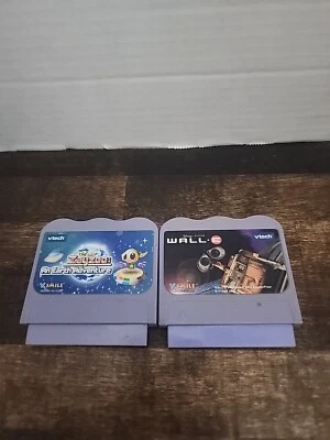 VTech V.Smile Lot of 2 Game Cartridges Zayzoo: Earth Adventure & Wall E  - Image 1 of 4