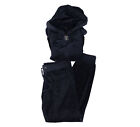 Black Label Juicy Couture Velour Tracksuit Set Women Medium Jacket & Small Pants