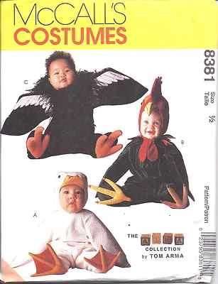 8381 UNCUT McCalls SEWING Pattern Tom Arma Halloween Costume Duck Rooster Condor - Image 1 of 2