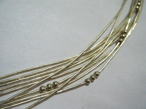 Neu NOS Sterlingsilber CJC Carolyn Pollack Carlisle flüssiger Heishi 18" Halskette - Bild 1 von 8