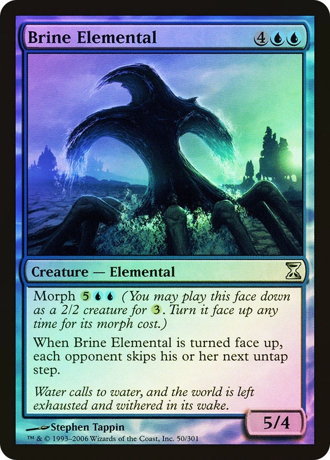 MTG FOIL Brine Elemental  - Time Spiral #50 - Image 1 of 1