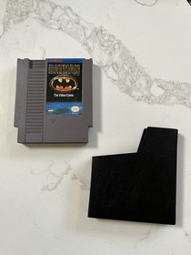 Batman The Video Game 1990 Nintendo NES w Dust Cover *Tested* Working