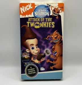 Jimmy Neutron Boy Genius Attack Of The Twonkies VHS 2004 Nickelodeon Video Rare! - Picture 1 of 9