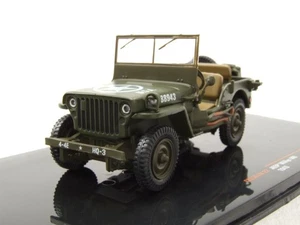 Willys MB Jeep US-ARMY 1943 Verde Oliva Modellino 1:43 Ixo Models - Foto 1 di 9