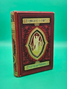 The Poetical Works of Henry Wadsworth Longfellow Gall & Inglis RARE Antique VTG - Picture 1 of 11