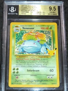 Pokémon Celebrations Venusaur Holo 2021 #15/102 BGS 9,5 (mejor que PSA 10) - Imagen 1 de 1