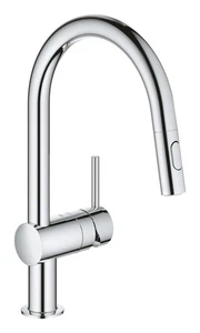 GROHE DN 15 Minta bateria zlewozmywakowa jednoręczna - chrom (32321002)-niekompletna - Zdjęcie 1 z 6