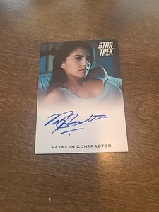 2013 Scifihobby Nazneen Contractor On Card Auto Star Trek Into Darkness C002403 - Picture 1 of 2