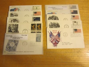 Lot of 10 United States First Day Covers FDC Scott #'s 1333, 1344-1351, 1351-52 - Picture 1 of 11