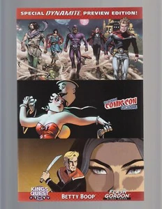 KING PRESENTA VISTA PREVIA EXCLUSIVA DE NYCC (Betty Boop, Flash Gordon, Quest) Casi nuevo 2016 - Imagen 1 de 2