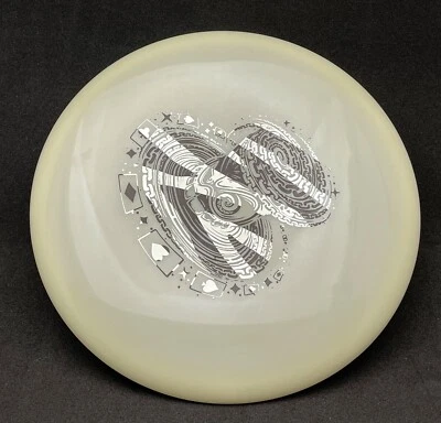 new Kastaplast K1 Glow Gote 180g disc golf mid range  MadHatter custom Skeet art - Image 1 of 4