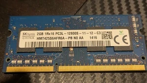 SKhynix HMT425S6AFR6A-PB 2GB 1RX16 DDR3 PC3-12800 1600MHZ 204-PIN Sodimm Memory - Picture 1 of 1