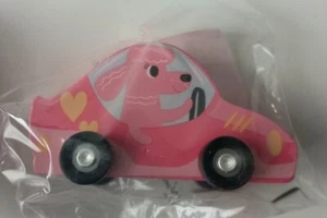 Target Bullseye's Playground Valentine's Day Wooden Pink Poodle Dog Car Toy - Picture 1 of 7