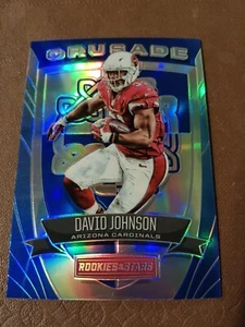 2017 DAVID JOHNSON PANINI PRIZM KREUZZUG NFL KARTE #4 ARIZONA KARDINALE TEXANER - Bild 1 von 2